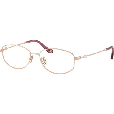 Coach Glasses HC5144TD - Shiny Blush Gold/Clear Lenses 52 Eye Size