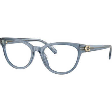 Coach Glasses HC6258U - Milky Denim/Clear Lenses 51 Eye Size