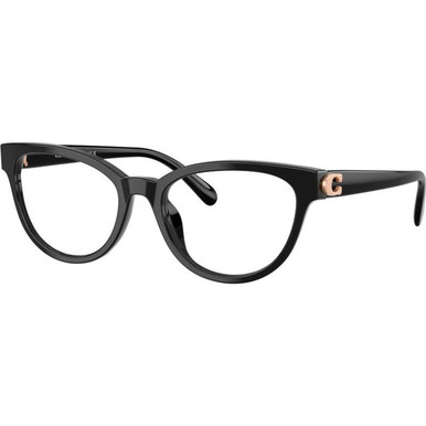 Coach Glasses HC6258U - Black/Clear Lenses 51 Eye Size