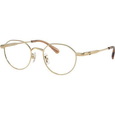 Coach Glasses HC5173TD - Shiny Light Gold/Clear Lenses 51 Eye Size