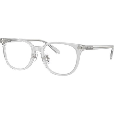 Coach Glasses HC6269D - Transparent Light Grey/Clear Lenses