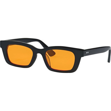 Elysium Double Black/Persimmon Orange Lenses
