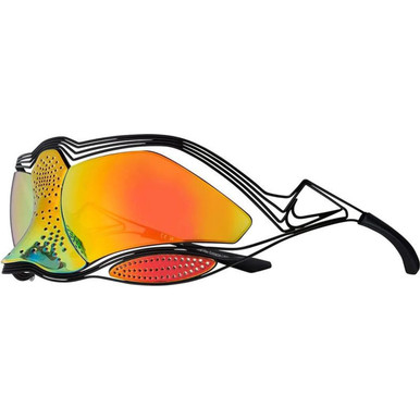 Nike Zeus - Black/Road Orange Mirror Lenses