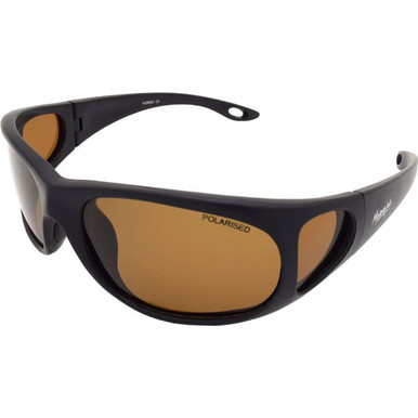 Mangrove Jacks Nomad - Matte Black/Brown Polarised Lenses