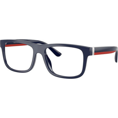 Shiny Navy Blue/Clear Lenses 54 Eye Size