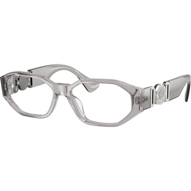 Versace Glasses VE3320U - Transparent Grey/Clear Lenses