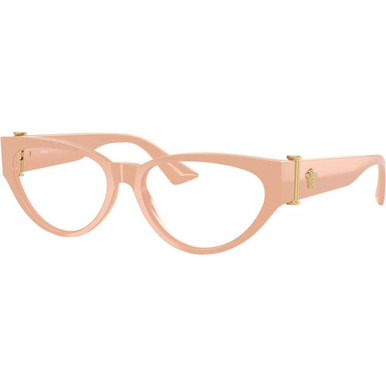 Versace Glasses VE3366 - Nude/Clear Lenses 53 Eye Size