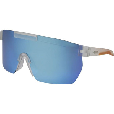 SIN Eyewear Paradigm - Frosted Clear/Blue Mirror Polarised Lenses