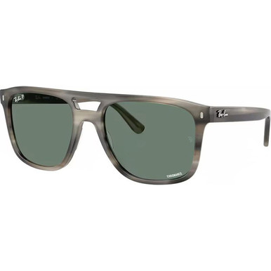 Ray-Ban Chromance RB2213CH - Grey Havana/Grey Polarised Glass Lenses 58 Eye Size