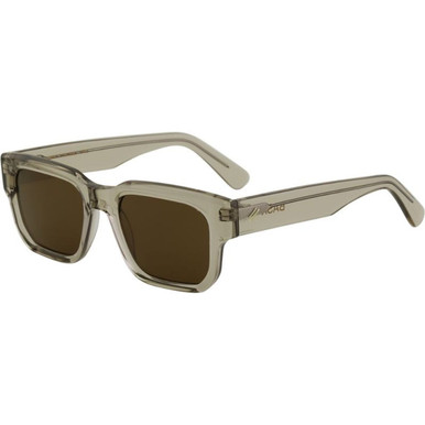 Bask Eyewear Eli - Crystal Stone/Brown Polarised Lenses