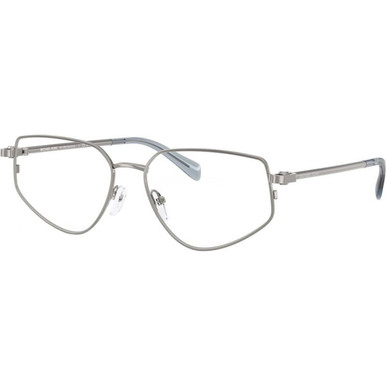 Michael Kors Glasses Mendoza MK3088 - Shiny Gunmetal/Clear Lenses