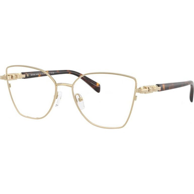 Michael Kors Glasses Nikki Beach MK3090 - Shiny Light Gold/Clear Lenses 53 Eye Size