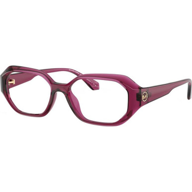 Michael Kors Glasses Islamorada MK4147U - Transparent Berry/Clear Lenses