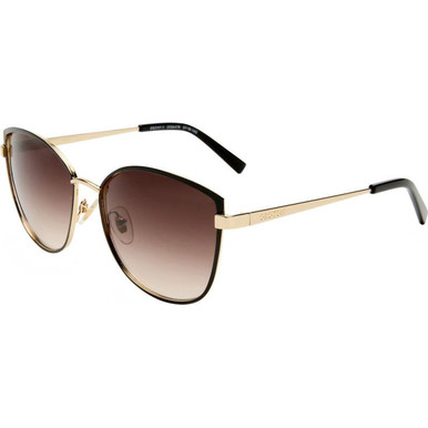 Oroton Ebony II - Gold and Black/Warm Smoke Gradient Lenses