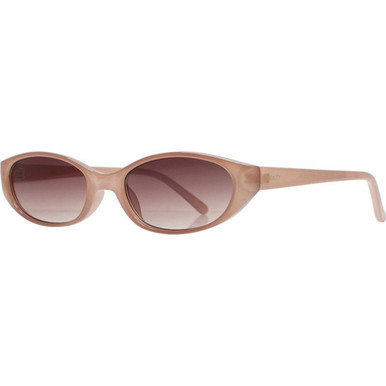 Reality Eyewear Velvet Kitten - Milky Latte/Brown Gradient Lenses