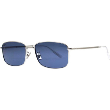 Reality Eyewear Texas - Silver/Blue Lenses