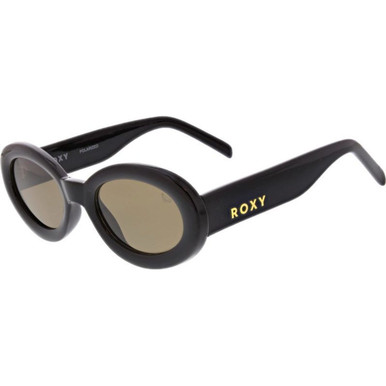 Roxy Just Jelly - Black/Light Brown Polarised Lenses