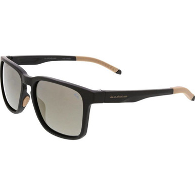 Quiksilver Seas the Day - Gold and Black/Brown Gold Mirror Polarised Lenses
