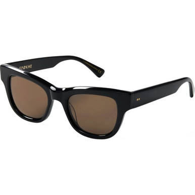 Shop the Epokhe Ceremony Sunglasses Polished Black/Black