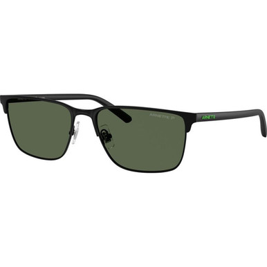 Arnette Hampere AN3094 - Matte Black/Dark Green Polarised Lenses