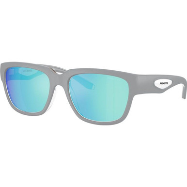 Arnette Bounce AN4366 - Crystal Grey/Blue Mirror Lenses