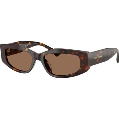 Jimmy Choo JC5046BU - Havana/Dark Brown Lenses