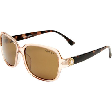 Cancer Council Abbey - Blush and Cookie Tort/Brown Polarised Lenses
