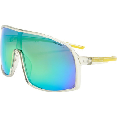 Clear/Green Mirror Polarised Lenses