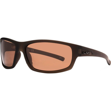 Liive Tuna - Matte Xtal Army/Brown Polarised Lenses