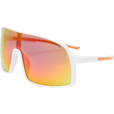 White/Red Mirror Polarised Lenses
