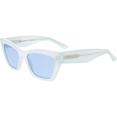 Roxy Sea Star - Honeydew/Blue Light Silver Flash Mirror Polarised Lenses