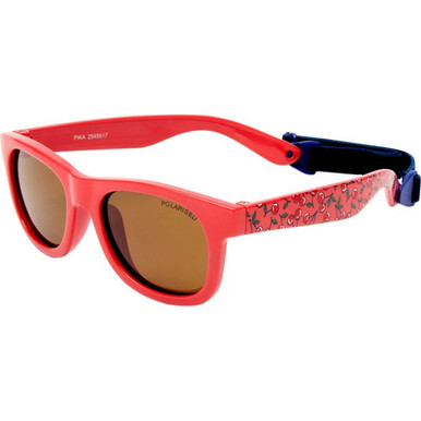 Cancer Council Kids Pika - Red/Brown Polarised Lenses