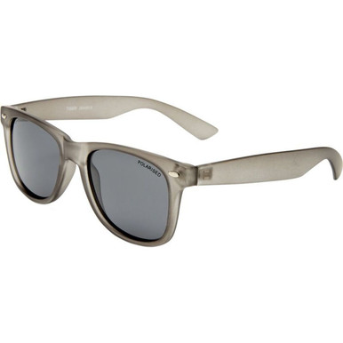 Cancer Council Kids Tiger - Matte Grey/Smoke Polarised Lenses