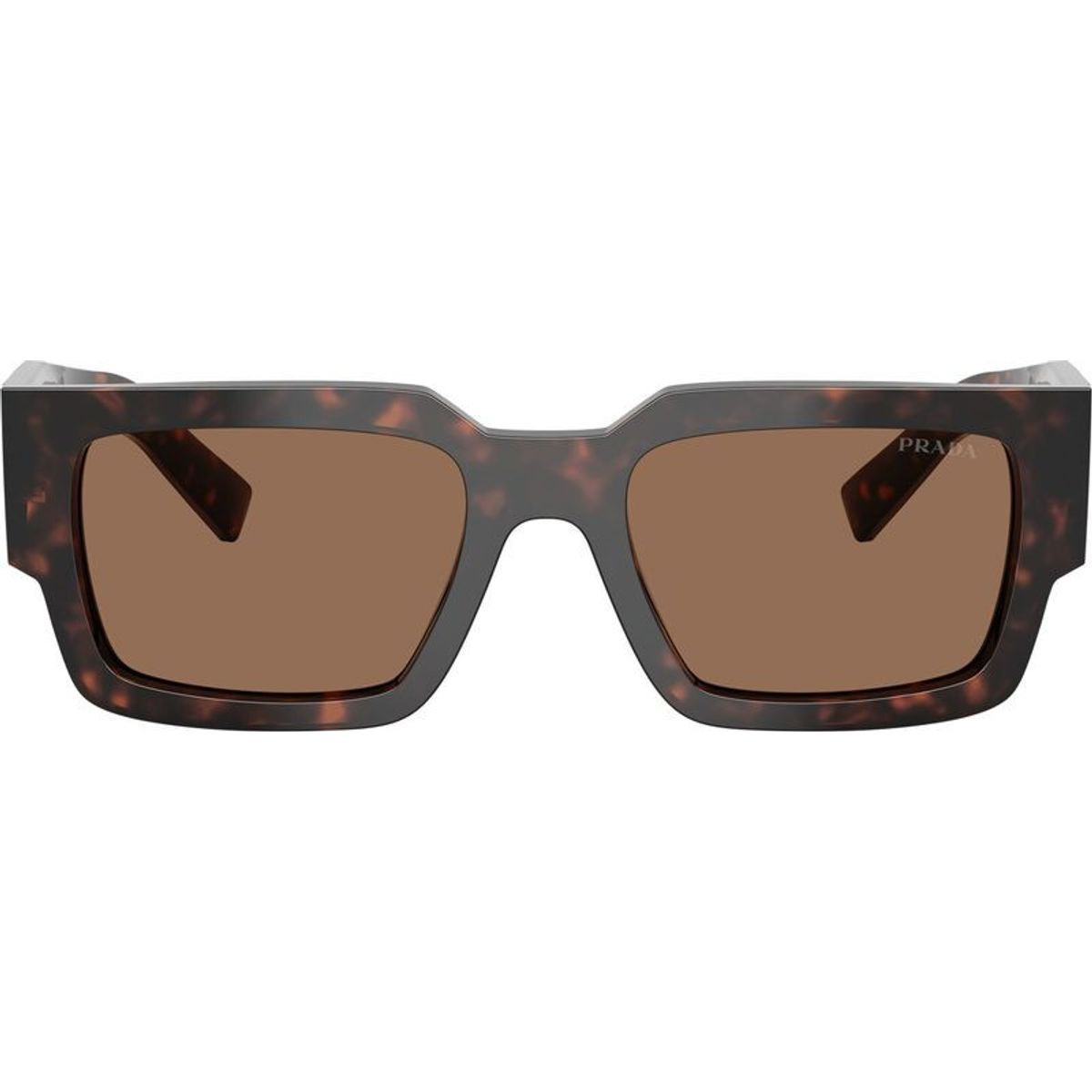 Shop the Prada PRB17S Sunglasses Root Tortoise/Dark Brown