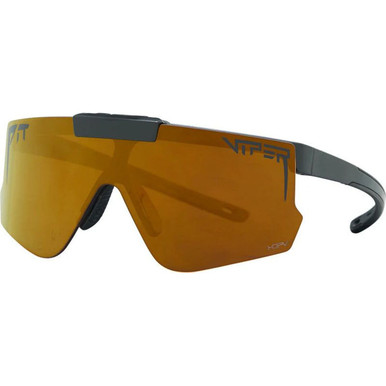 Pit Viper Flip Offs - Exec Black/Gold HDPV Mirror Polarised Lenses