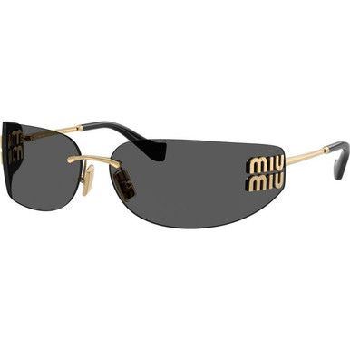 Miu Miu MUA51S - Gold/Dark Grey Lenses