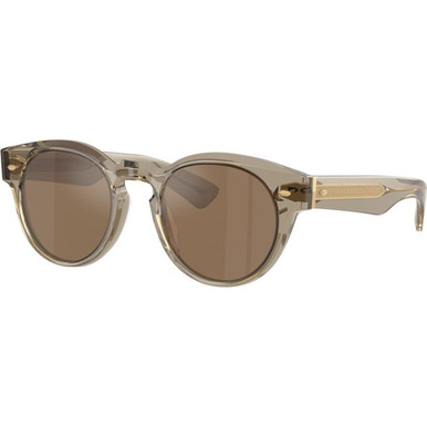 Oliver Peoples Hayton OV5571SU - Sencha/Cognac Mirror Glass Lenses