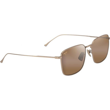Maui Jim Kahako - Matte Light Gold/HCL Bronze Polarised Lenses