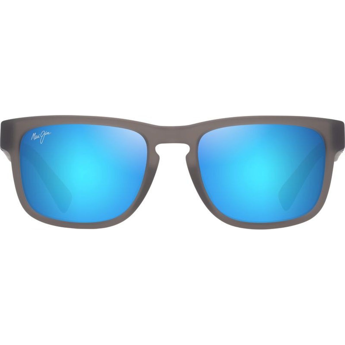 Maui Jim Kupulau Sunglasses Matte Grey/Blue Hawaii Polarised