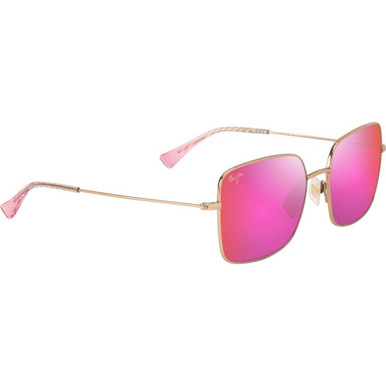 Maui Jim Lipine - Shiny Rose Gold/Maui Sunrise Polarised Lenses