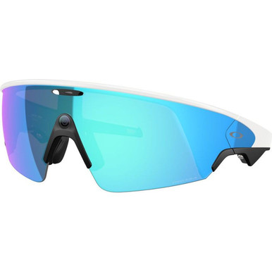 Oakley Meta Glasses Meta Vanguard - White/Prizm Sapphire Lenses