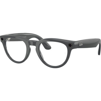 Ray-Ban Smart Glasses Meta Headliner (Gen 2) RW4013 - Asteroid Grey/Emerald Transitions Lenses