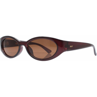 Reality Eyewear Deep in Vogue - Mulberry/Brown Lenses