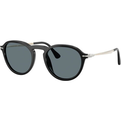 Persol PO3383S - Black/Dark Grey Polarised Glass Lenses 51 Eye Size
