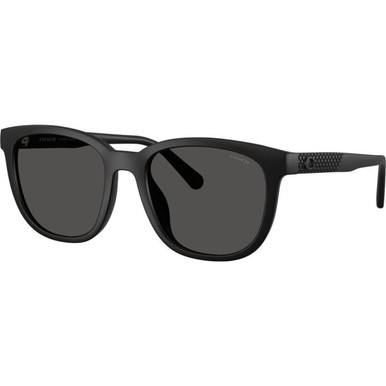 Coach HC8442U - Matte Black/Grey Lenses
