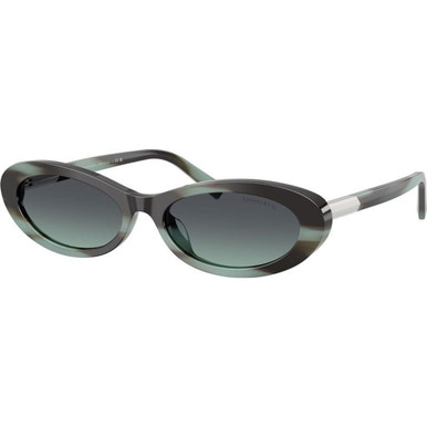 Tiffany & Co. TF4250 - Striped Black Tiffany/Dark Grey Azure Gradient Lenses