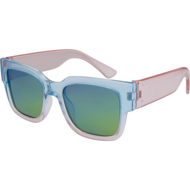 Just Sunnies Kids 7452 - Pastel Rainbow/Rainbow Mirror Polarised Lenses