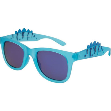 Just Sunnies Kids 7454 - Blue Dino/Blue Mirror Polarised Lenses