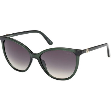 Guess GU00256 - Shiny Dark Green/Green Gradient Lenses