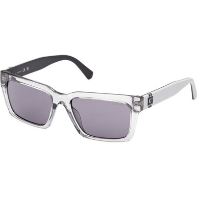 Guess GU00121 - Shiny Transparent Grey/Smoke Lenses